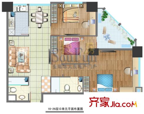 正大廣場(chǎng)二期 戶型圖