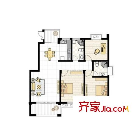 萬(wàn)家湖社區(qū)（還建房）戶型圖萬(wàn)家湖社區(qū) 戶型圖 3室2廳