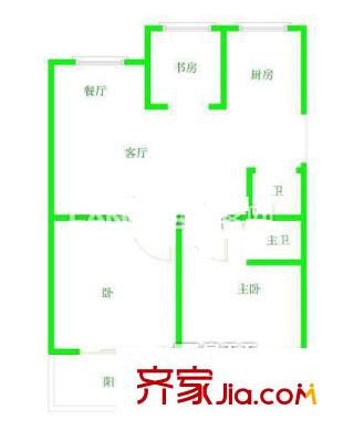 韻山雅景 3室戶型圖