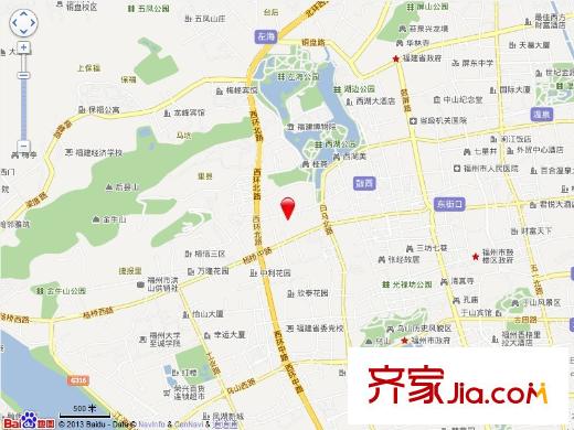 西洪花園交通圖