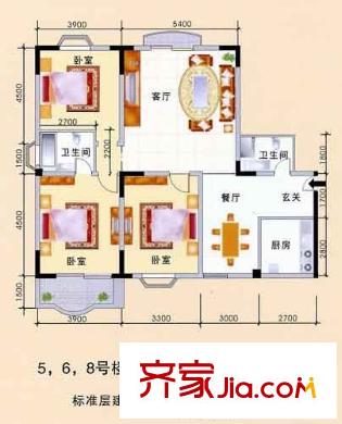 時(shí)尚歐洲二期 戶型圖