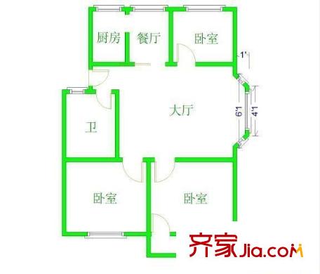 琴亭小區(qū) 戶型圖