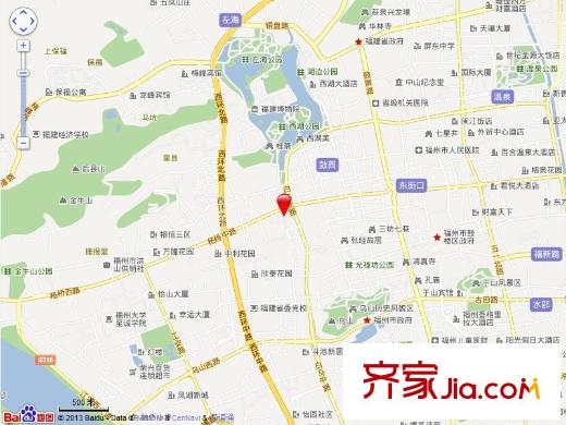 名湖豪門交通圖