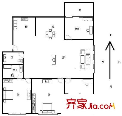 名湖豪門 5室 戶型圖