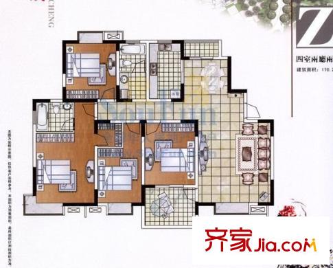 梅海園二期 9室 戶型圖