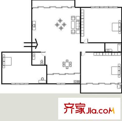 美景良城 4室 戶型圖