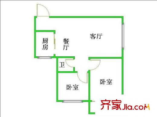 美景良城 5室 戶型圖