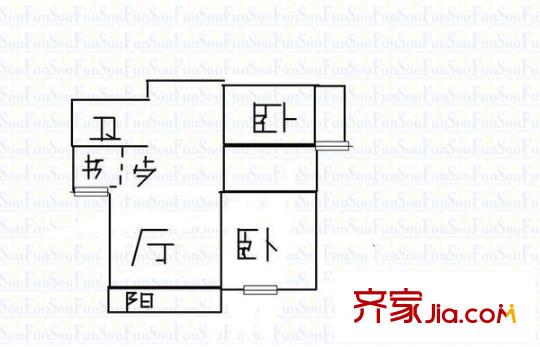 象峰新苑 戶型圖