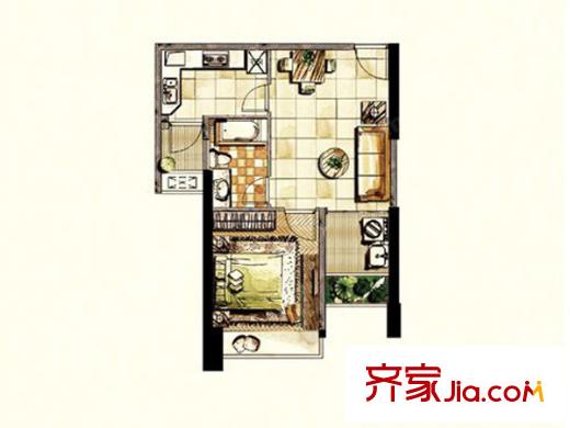 新大陸壹號悅江 戶型圖