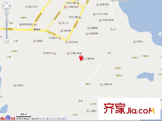 萬豪匯景城交通圖