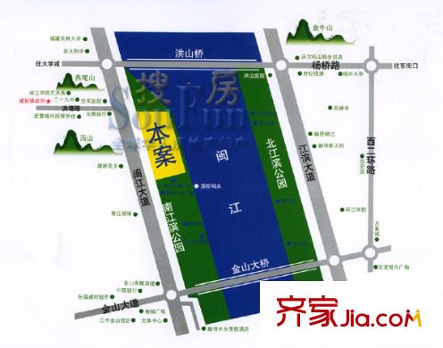 天俊藍水灣交通圖