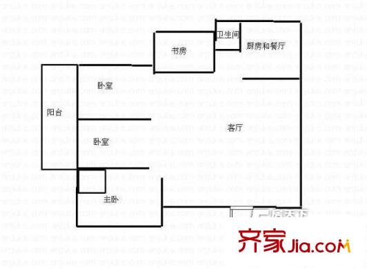 凱旋帝景 戶型圖