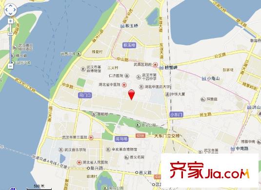 白土塘交通圖 
