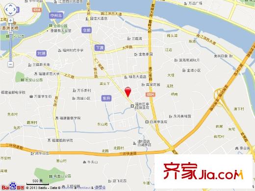 湖畔新村交通圖