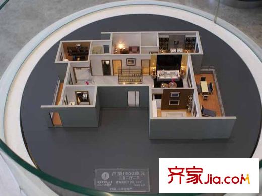 西提灣戶型圖1#03單元 3室2廳2衛(wèi)1廚