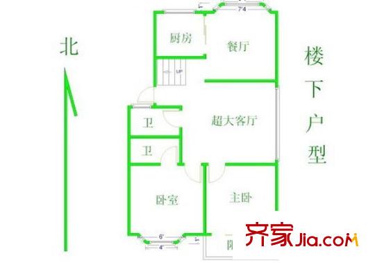 富華家園 5室 戶型圖