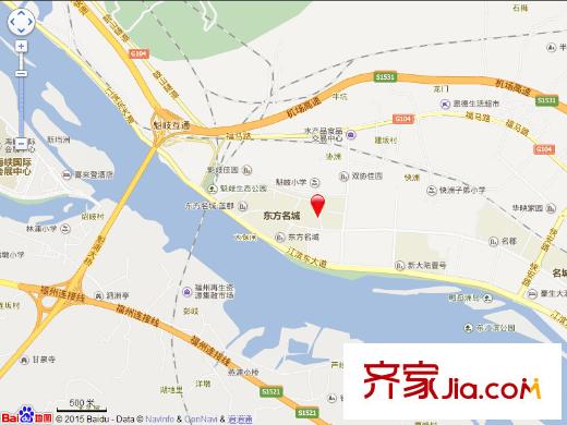 東方名城香郡交通圖