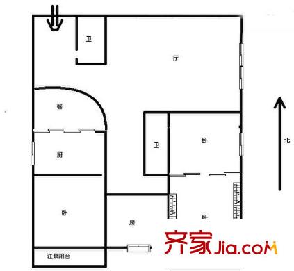 晨光江景 戶型圖