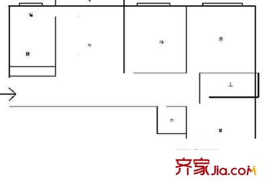 晨光江景 3室 戶型圖