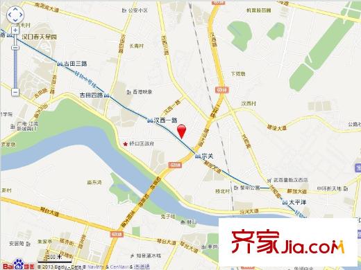 南國(guó)大武漢SOHO交通圖電子