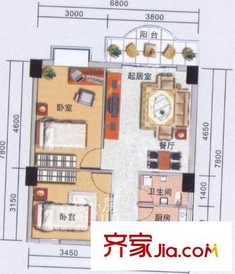暨濟(jì)春天園 戶(hù)型圖