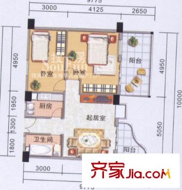 暨濟(jì)春天園 戶(hù)型圖