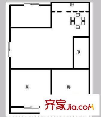 茶園山新村 3室 戶型圖