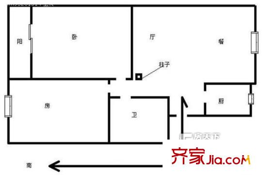 長樂苑 3室戶型圖