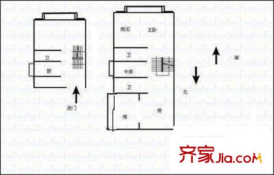 尚賓公寓 4室 戶型圖
