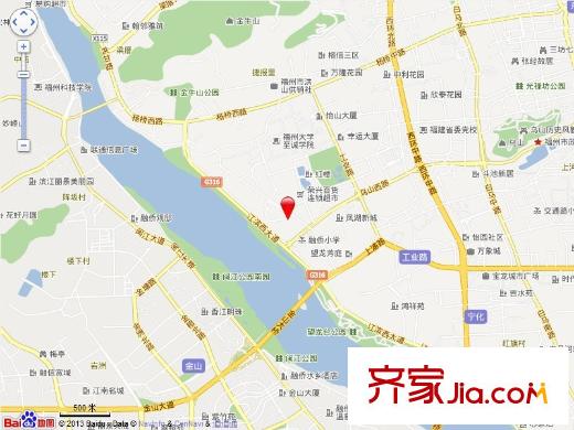 融僑錦江B區(qū)交通圖