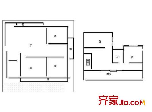 南臺新苑紫荊園 5室 戶型圖