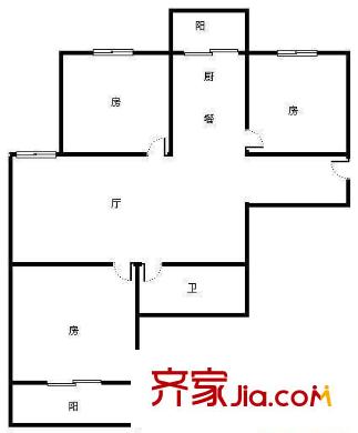 埔頂小區(qū)戶型圖浦頂小區(qū) 3室 戶型圖 3室2廳1衛(wèi)1廚