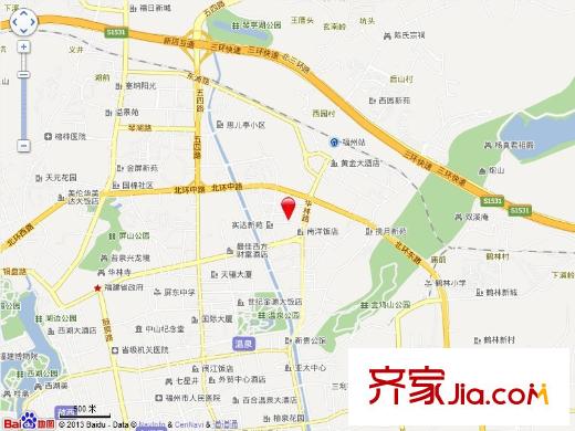 隆盛小區(qū)交通圖