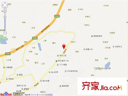 家天下三木城A區(qū)交通圖