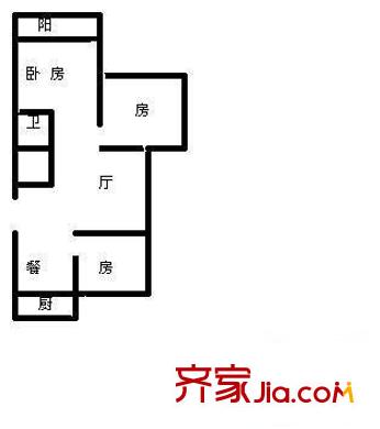 金泉公寓 3室 戶型圖