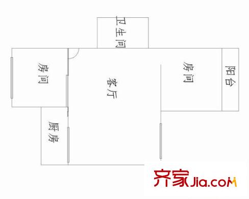 金泉公寓 2室 戶型圖