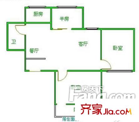 福澗新村 3室戶型圖