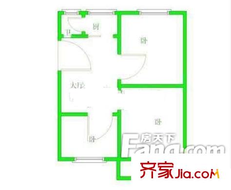 福澗新村 3室戶型圖
