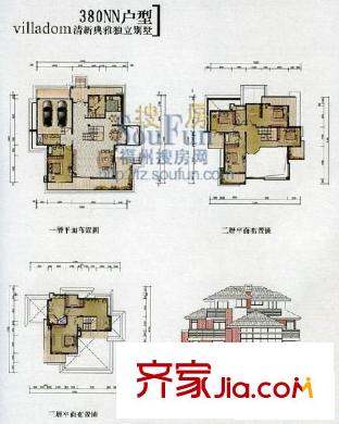 大洋鷺洲 8室 戶型圖
