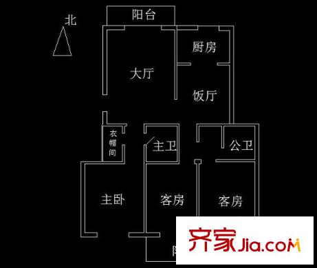 東山佳園 戶型圖