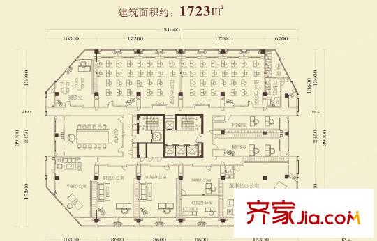 茶亭國(guó)際 戶型圖