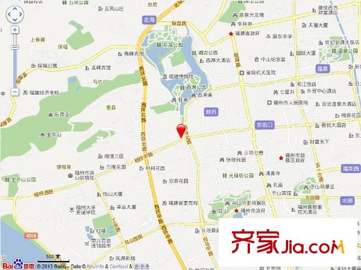 西城公寓交通圖