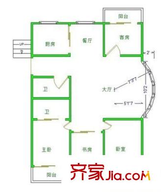 頤景園一區(qū)戶型圖頤景園 4室 戶型圖 4室2廳2衛(wèi)1廚