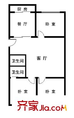 曉康苑 4室 戶(hù)型圖