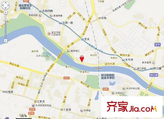 秦水名邸交通圖 