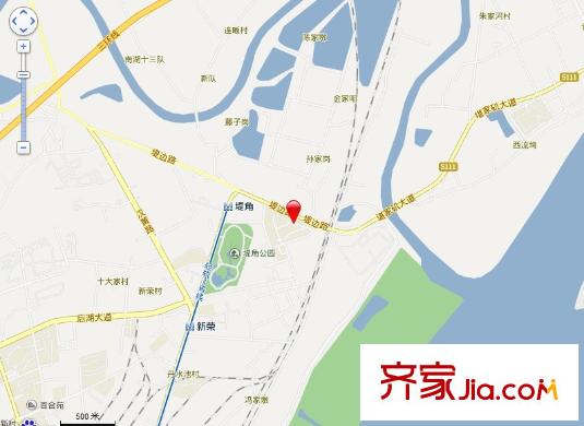 錦湖花園交通圖  