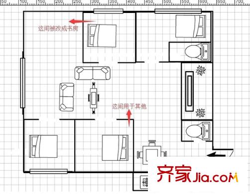 錦佳苑 5室 戶型圖
