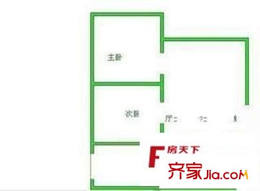 錦佳苑 2室 戶型圖