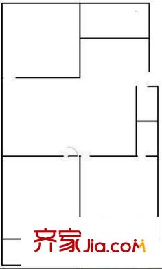 天盛小區(qū) 3室 戶型圖