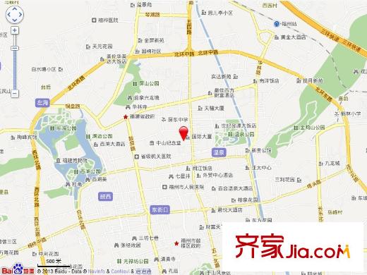 閩劇院單位宿舍交通圖